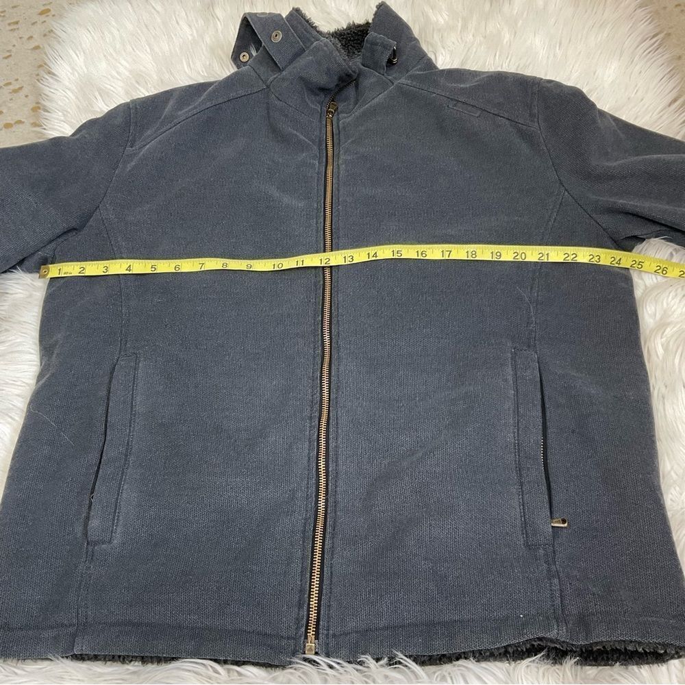 Vintage Dolce & Gabbana Men's Black Cotton Sherpa Lined Full Zip Jacket Size L - Picture 10 of 16